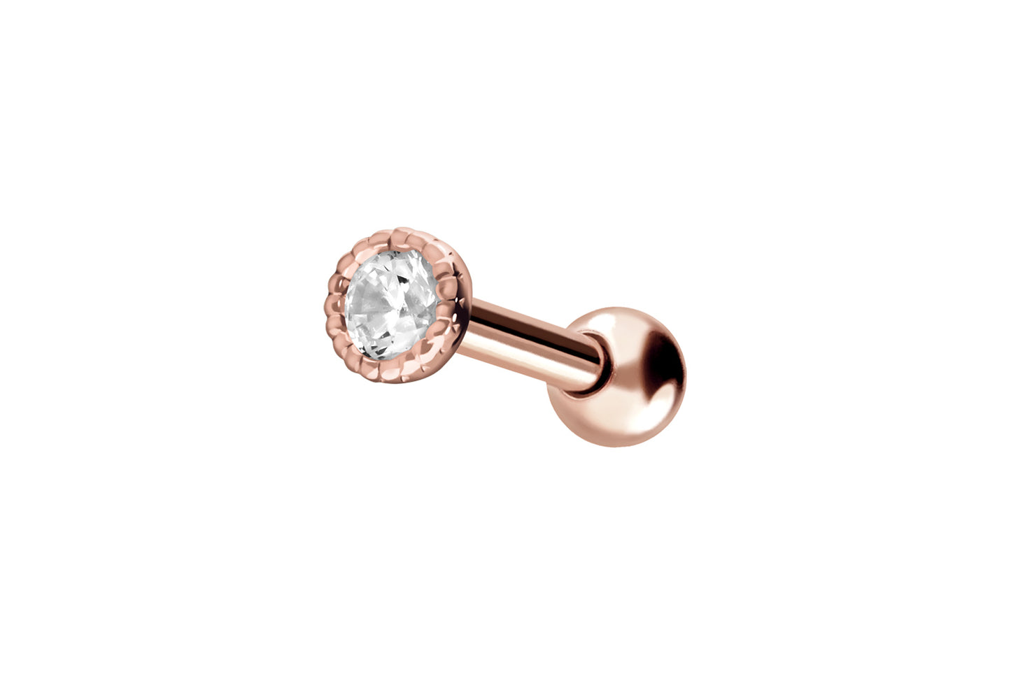18 Karat Ohrpiercing Zarge