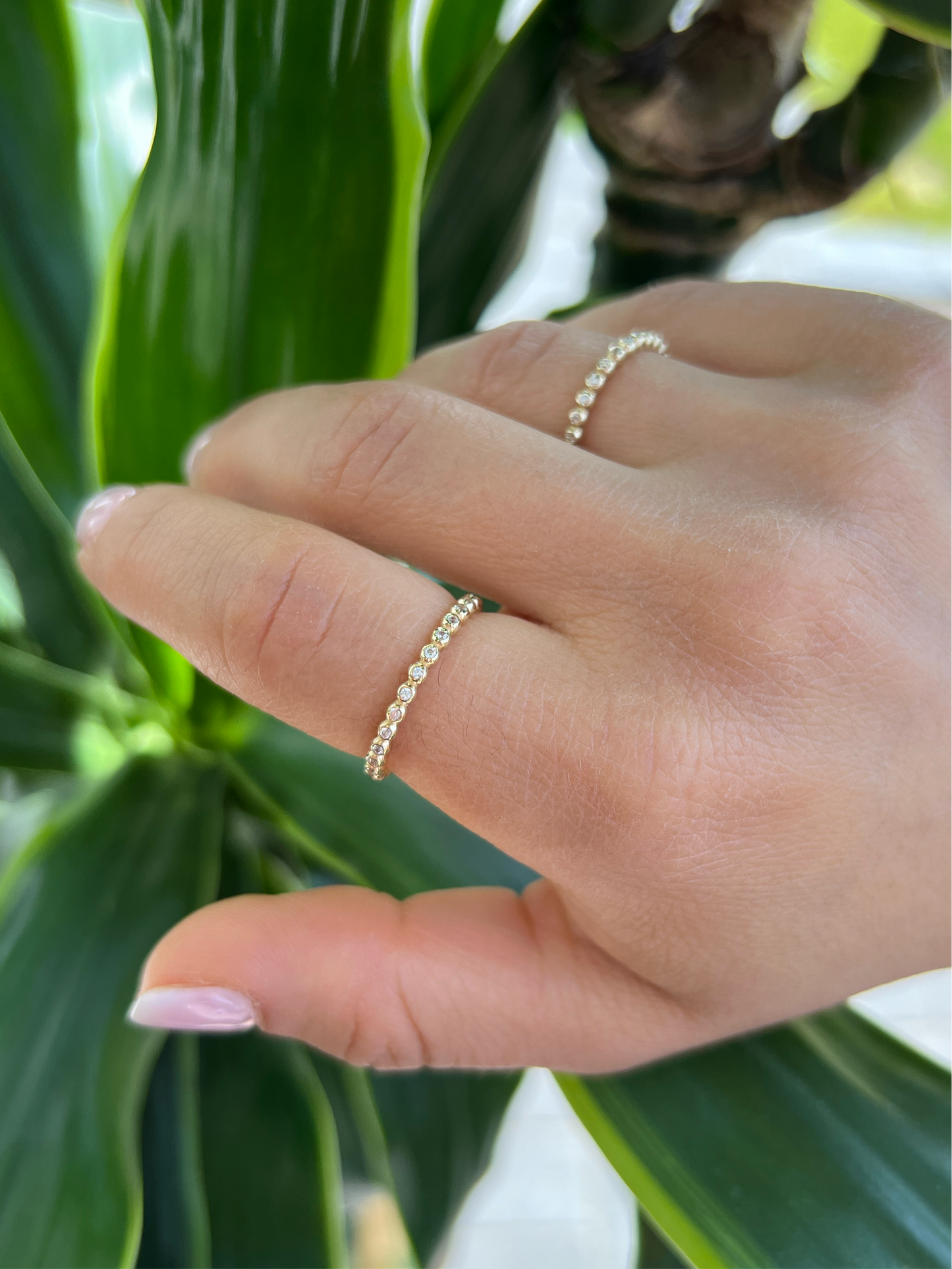 Memoire-Ring aus 14K Gold im Boho-Stil
