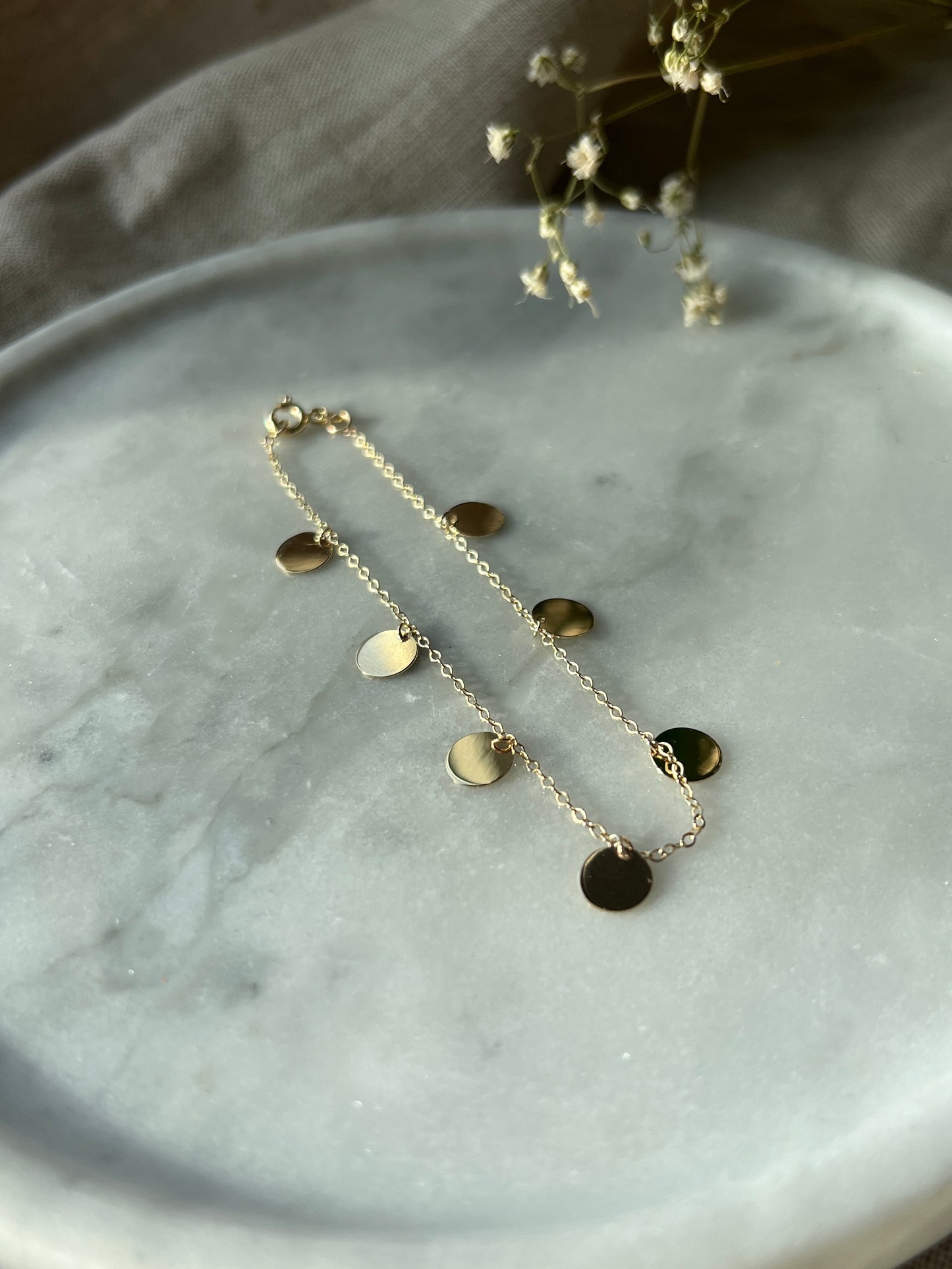 Klassisches Plattenarmband aus 585 Gold – Edles Design