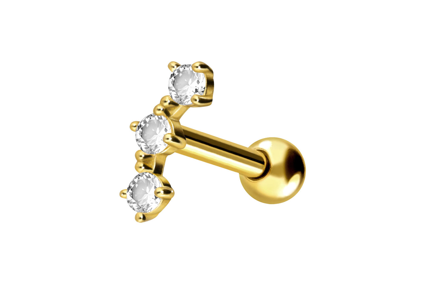 18 Karat Ohrpiercing Alva